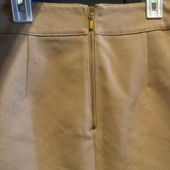 ❤️H&M - Tan/Camel Colored Mini Skirt (Size 4) - Picture 5 of 7